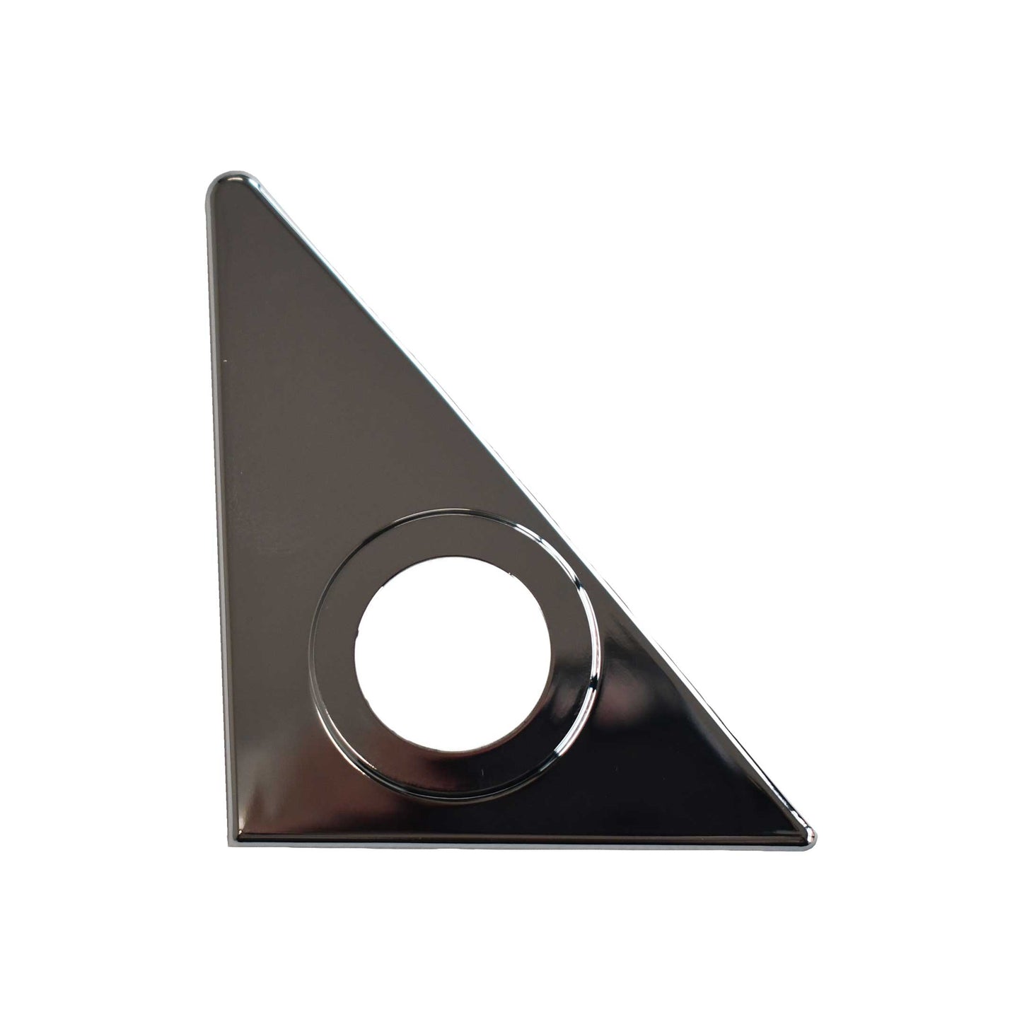 Classic Trim Parts - Chrome Mirror Triangle Inside Plate (Left) Genuine Mercedes - Mercedes-Benz