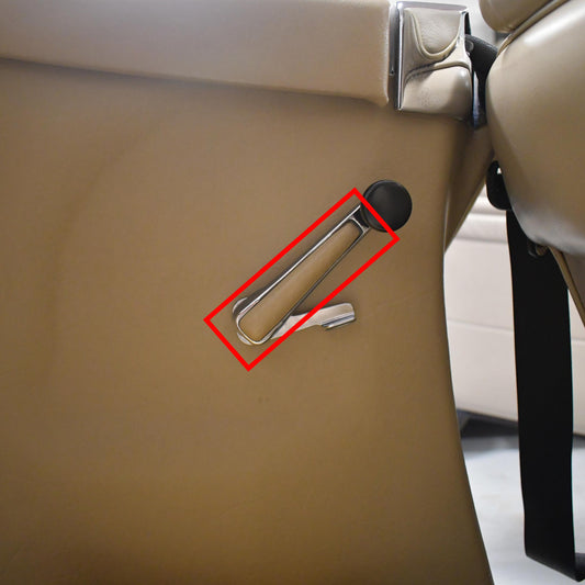 Classic Trim Parts - Folding Top Release Handle Covering - Mercedes-Benz