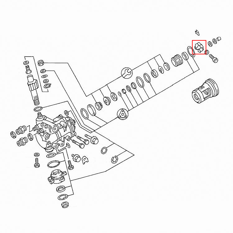 Steering Shaft to Steering Box Coupling Genuine Mercedes