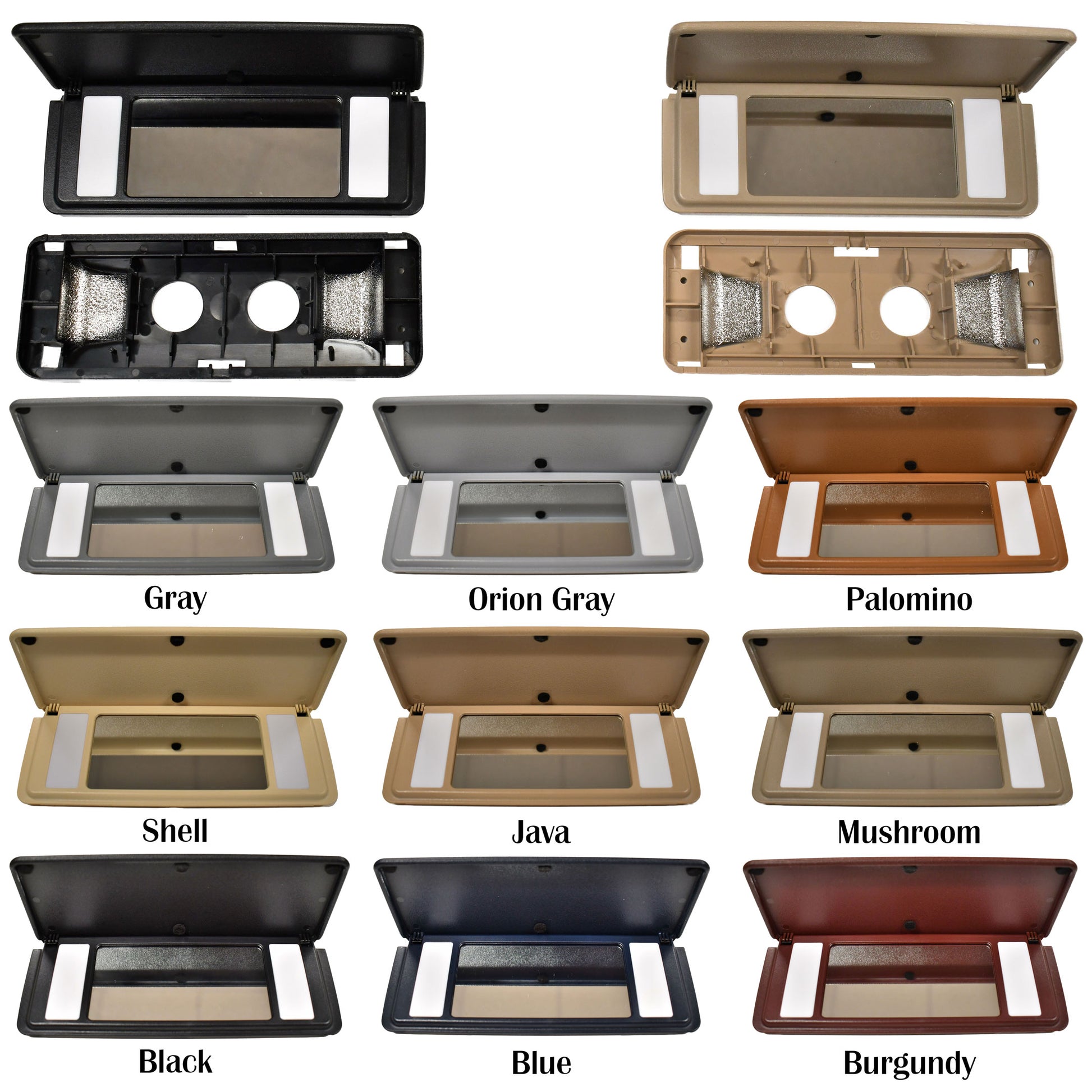 Classic Trim Parts - Sun Visor Vanity Mirror (All Colors) - Mercedes-Benz