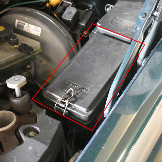 Clip-On Fuse Box Cover (1987-1995) Genuine Mercedes