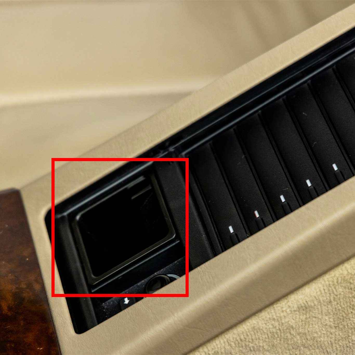 Center Console Ashtray Insert (1990-1995) Genuine Mercedes