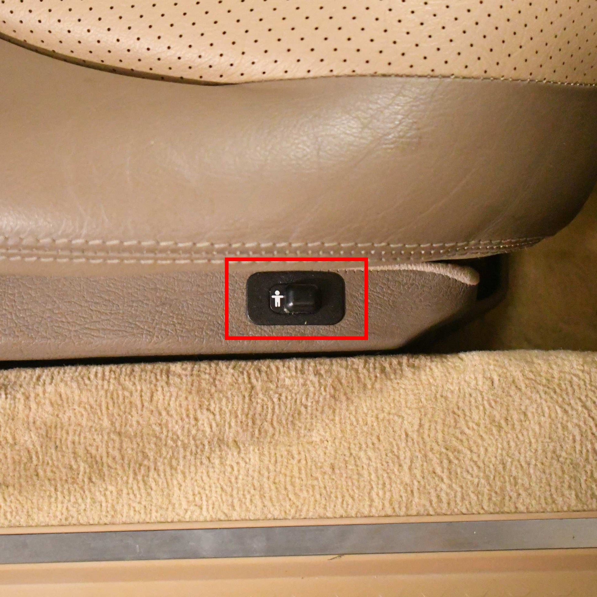 Classic Trim Parts - Child Seat Belt Restraint Safety Switch Genuine Mercedes - Mercedes-Benz