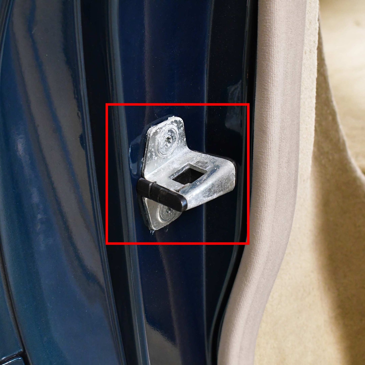 Classic Trim Parts - Door Jamb Lock Striker Latch Genuine Mercedes - Mercedes-Benz