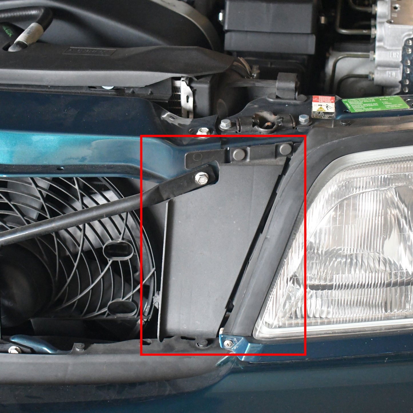 Radiator Support Cover Genuine Mercedes