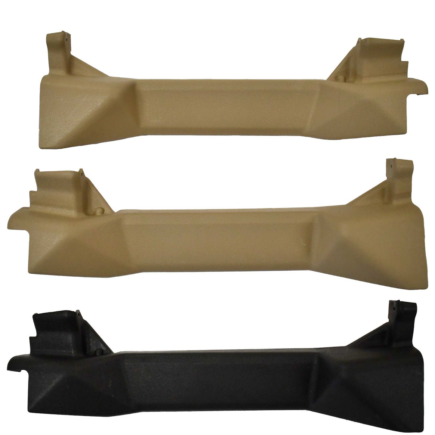 Classic Trim Parts - Rear Bottom Seat Frame Covering (Black/Mushroom) Genuine Mercedes - Mercedes-Benz