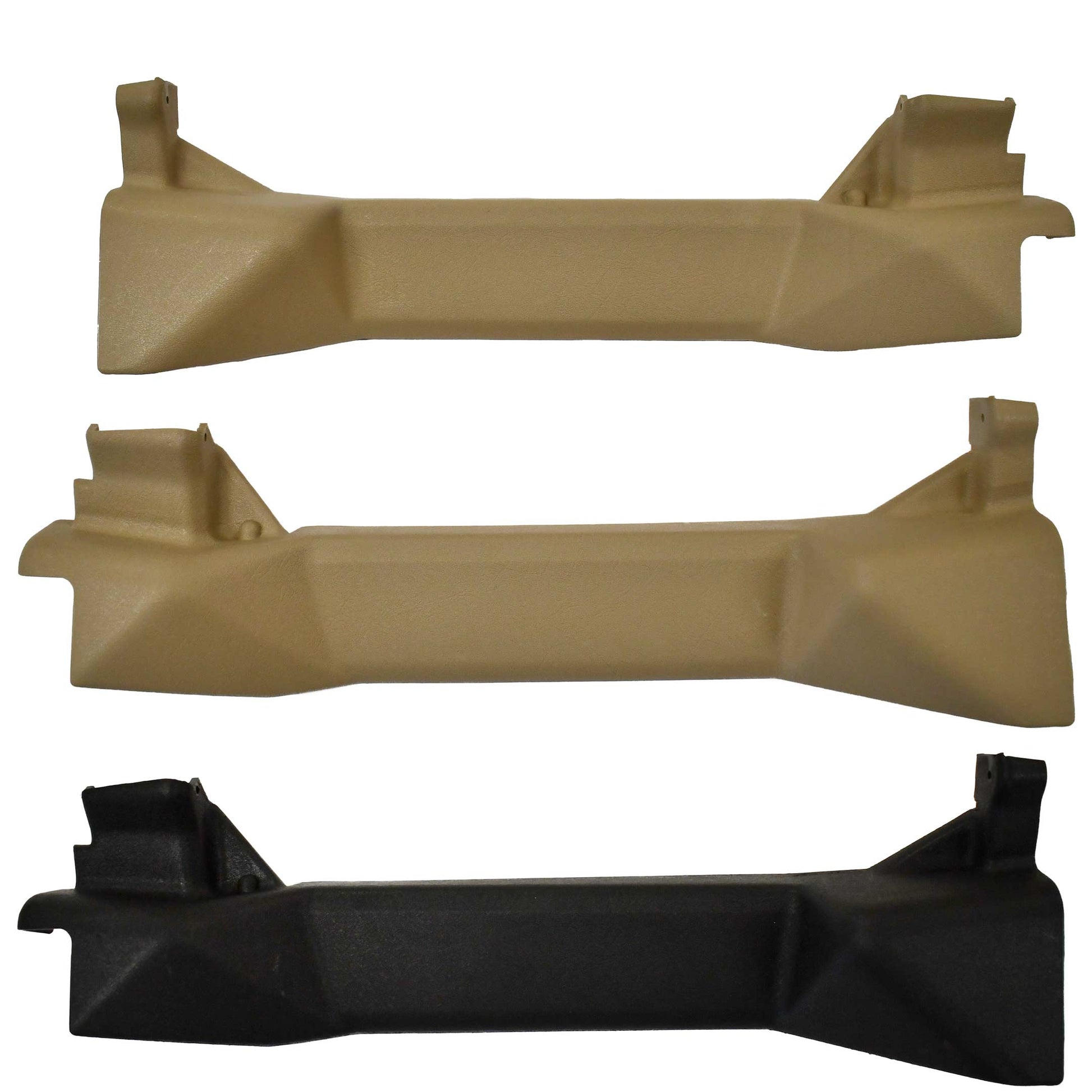 Classic Trim Parts - Rear Bottom Seat Frame Covering (Black/Mushroom) Genuine Mercedes - Mercedes-Benz