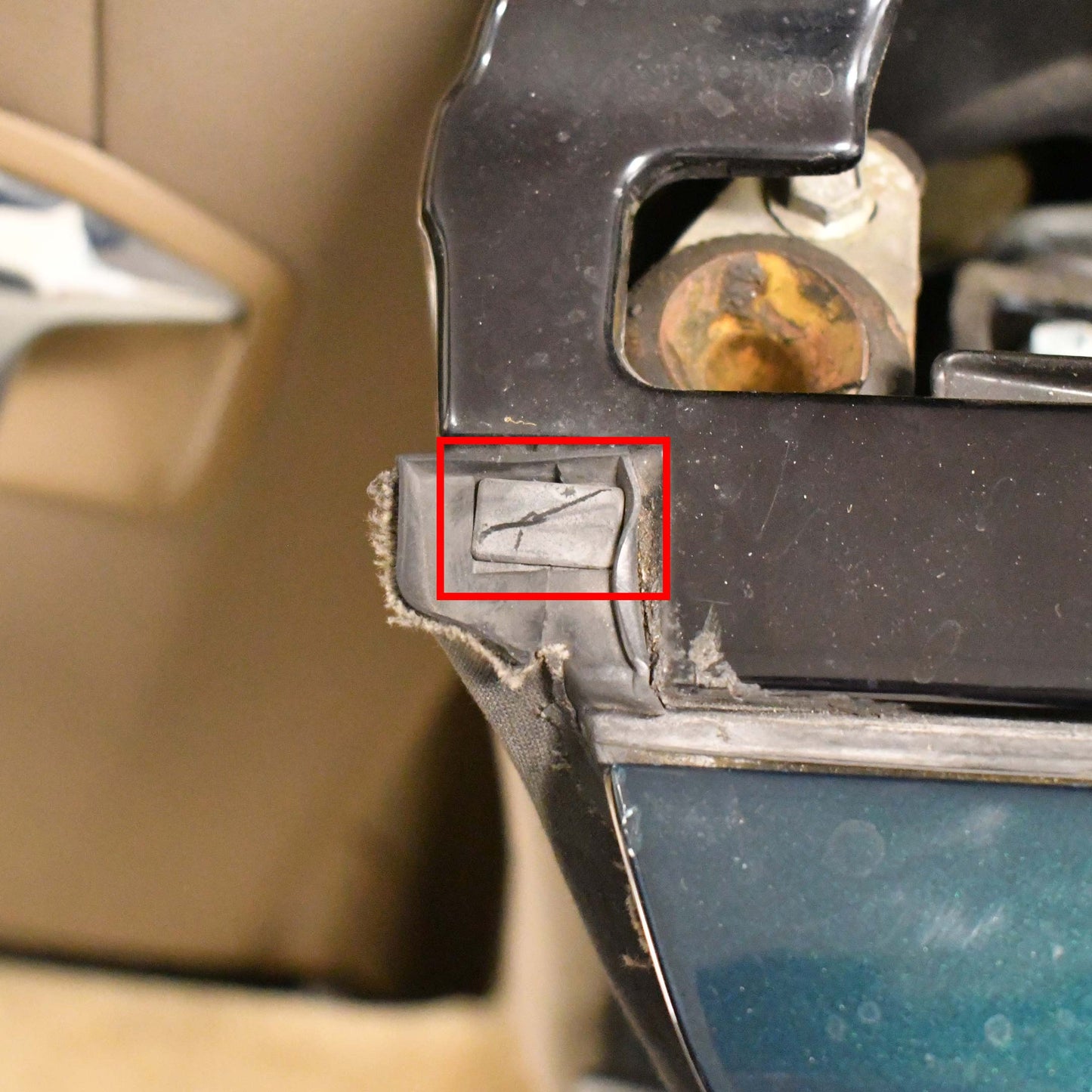 Rear Deck Trim Plate Covering Genuine Mercedes