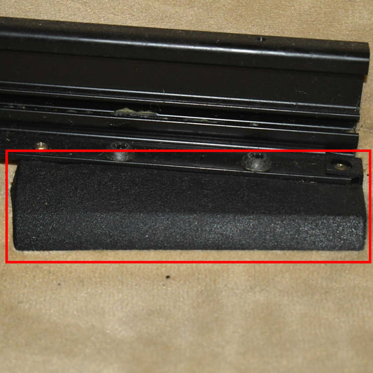 Rear Seat Rail Covering (Black) Genuine Mercedes