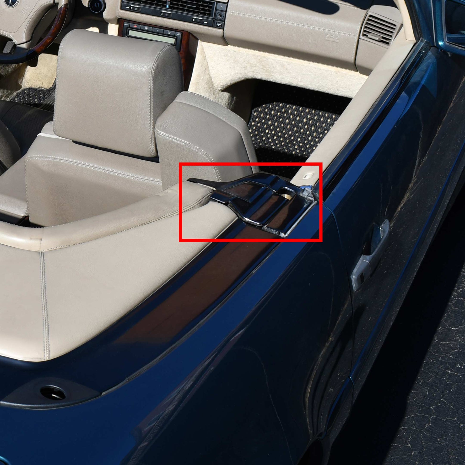 Classic Trim Parts - Rear Tonneau Flap Trim (Left) Genuine Mercedes - Mercedes-Benz