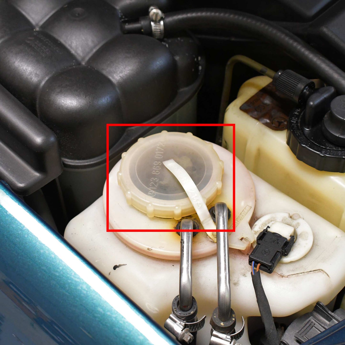 Classic Trim Parts - Windshield Wiper Fluid Reservoir Cap Genuine Mercedes - R129 Models - Mercedes-Benz