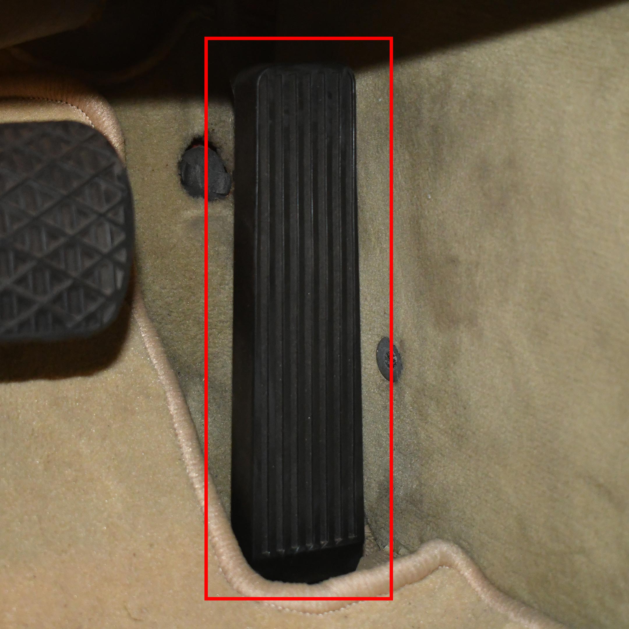 Accelerator Pedal Pad Genuine Mercedes 1233010082