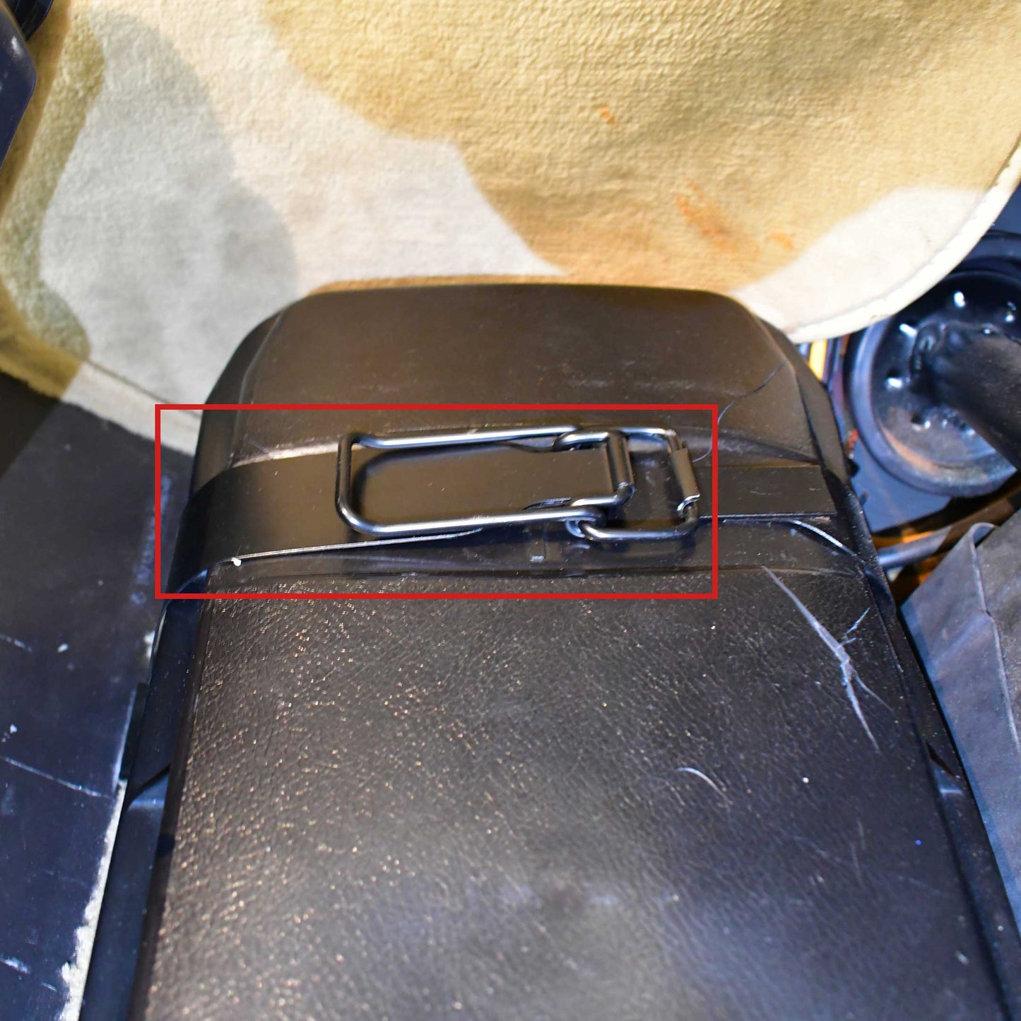 Classic Trim Parts - Battery Hold Down Strap (Left) Genuine Mercedes - R107 560SL Models - Mercedes-Benz