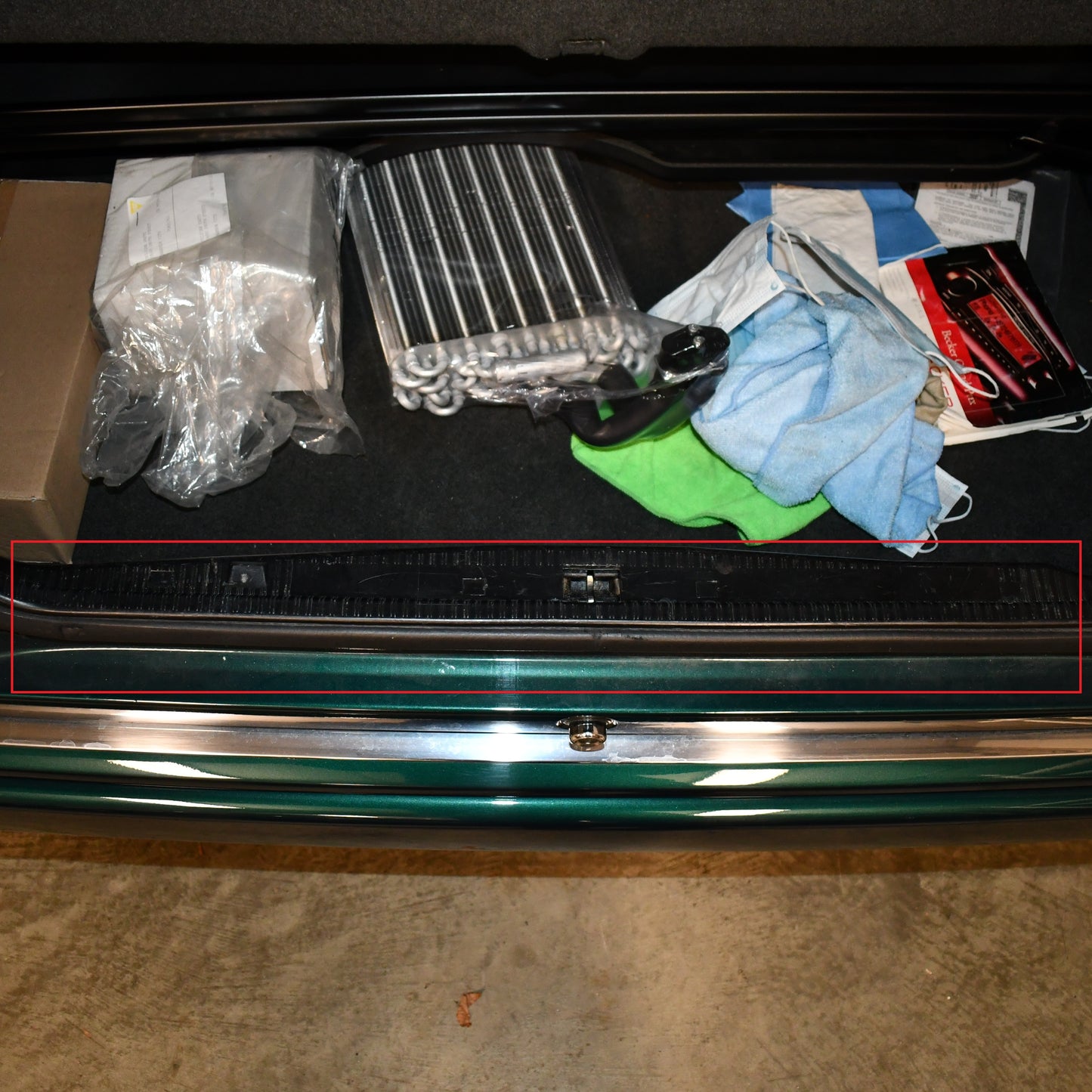 Upper Trunk Trim (1988-1995) Genuine Mercedes - A124 Models - Classic Trim Parts