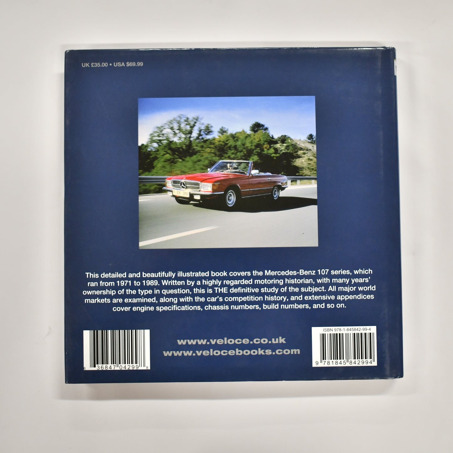 Mercedes-Benz SL and SLC Series 1971 to 1989 Book - R107 and C107 - Classic Trim Parts