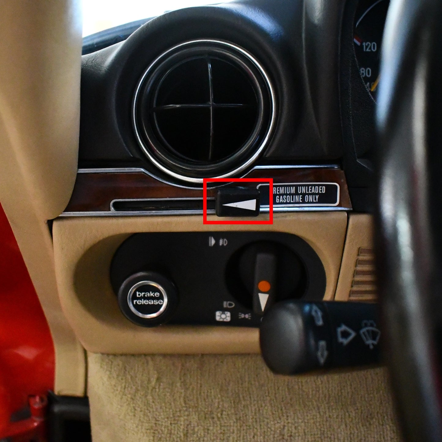 Classic Trim Parts - HVAC Heater Switch Knob Genuine Mercedes - R107 and C107 Models - Mercedes-Benz