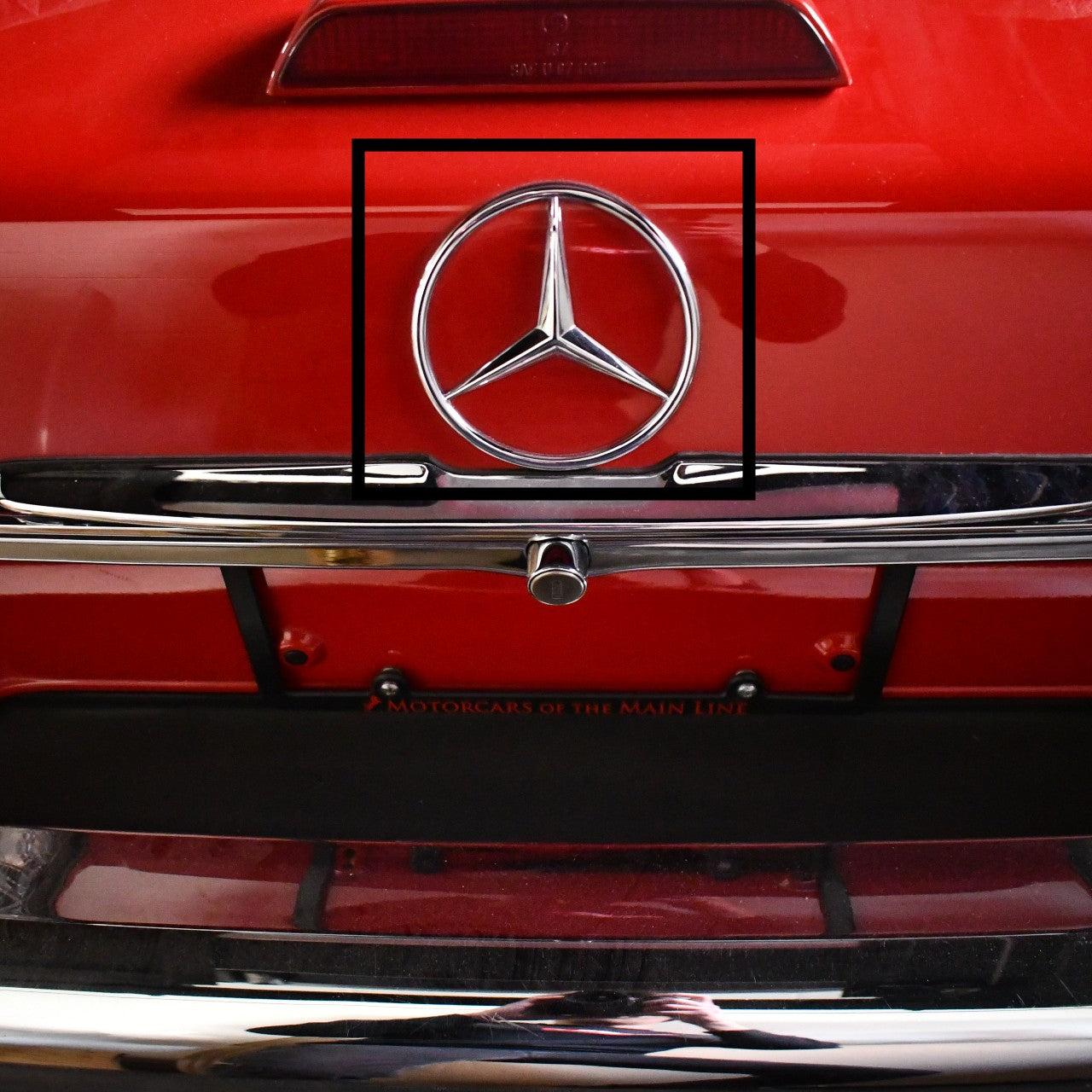 Classic Trim Parts - 560SL Trunk Star Emblem Badge Genuine Mercedes - R107 Models - Mercedes-Benz