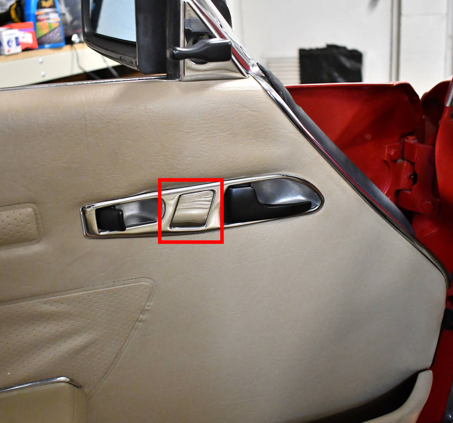 Classic Trim Parts - Chrome Door Handle Trim Piece Genuine Mercedes - R107 and C107 Models - Mercedes-Benz
