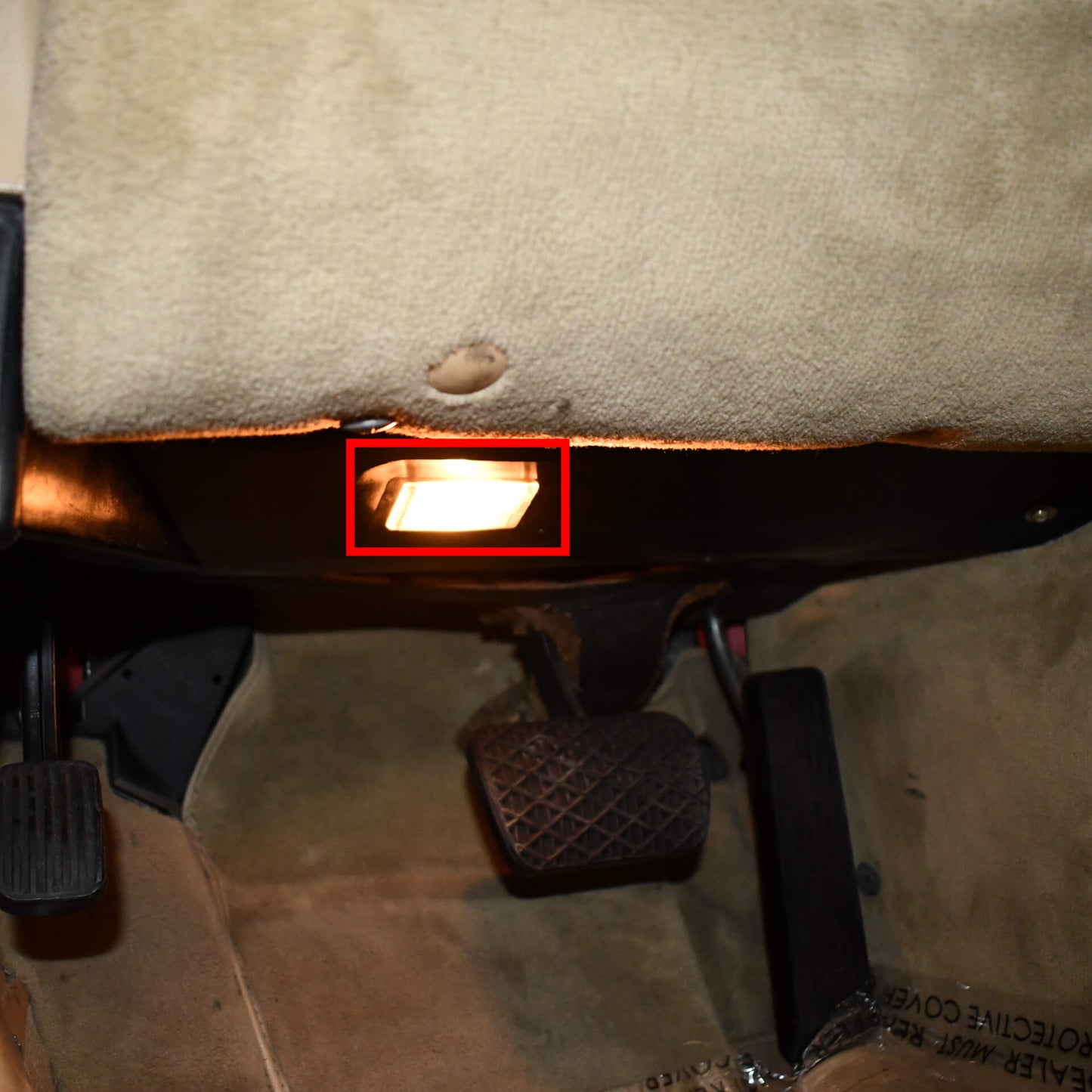 Classic Trim Parts - Courtesy Lamp Lens Genuine Mercedes - R107, C107, W116, and W126 Models - Mercedes-Benz