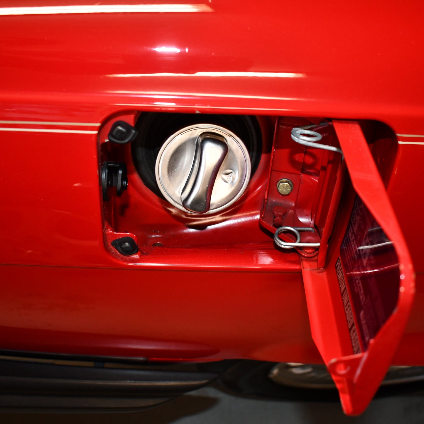 Gas Cap Cover Genuine Mercedes - R107 Models - Classic Trim Parts