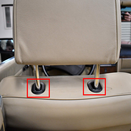 Classic Trim Parts - Lower Headrest Guide Trim Genuine Mercedes - R107, C107, and A124 Models - Mercedes-Benz
