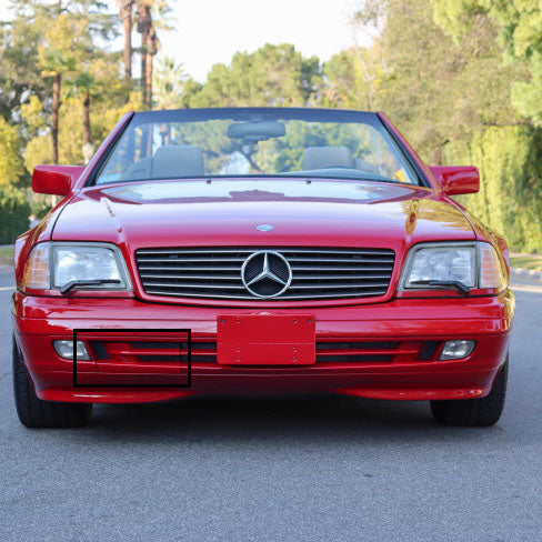Front Bumper Tow Hook Trim Piece Genuine Mercedes - R129 Models - Classic Trim Parts