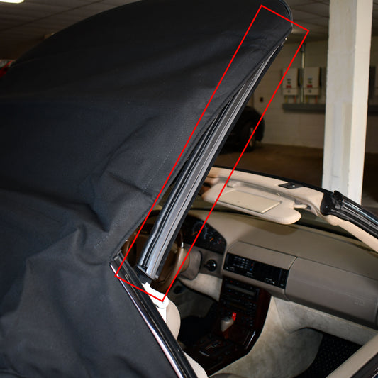 Horizontal Convertible Top Window Seal (Left) Genuine Mercedes - R129 Models - Classic Trim Parts