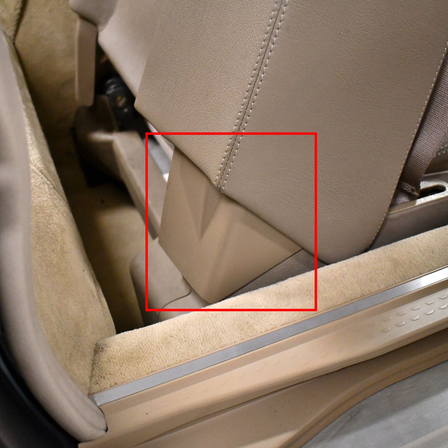 Classic Trim Parts - Outer Right Seat Trim Covering (Gray) Genuine Mercedes - R129 Models - Mercedes-Benz