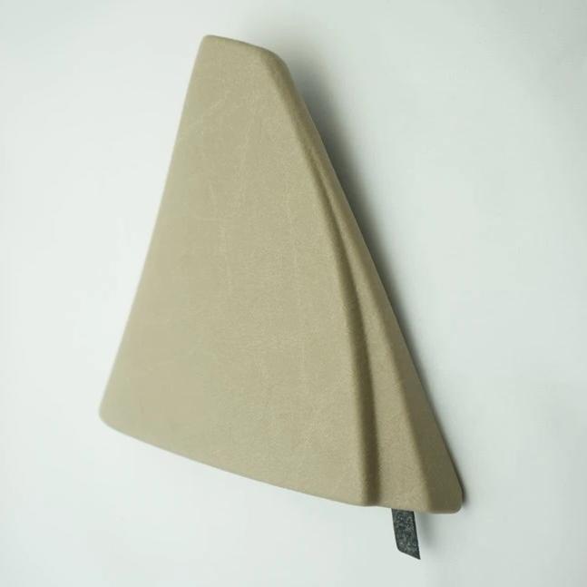 Genuine Mercedes Left Side View Mirror Trim Piece A124 - Mushroom - Classic Trim Parts