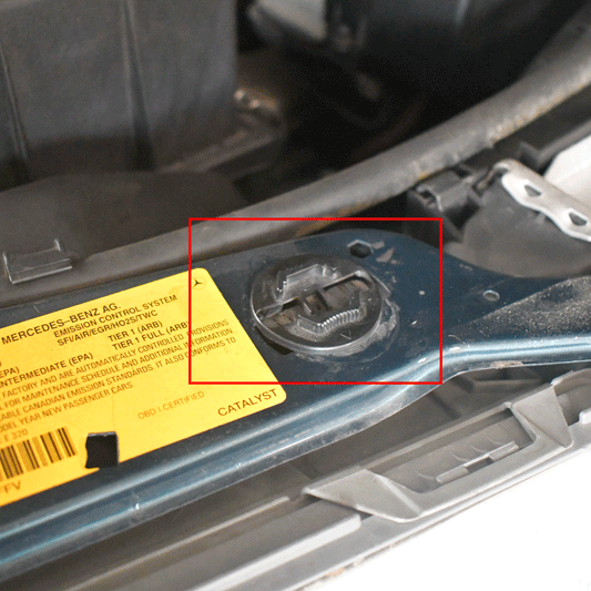 Headlight Fastner Clip Genuine Mercedes
