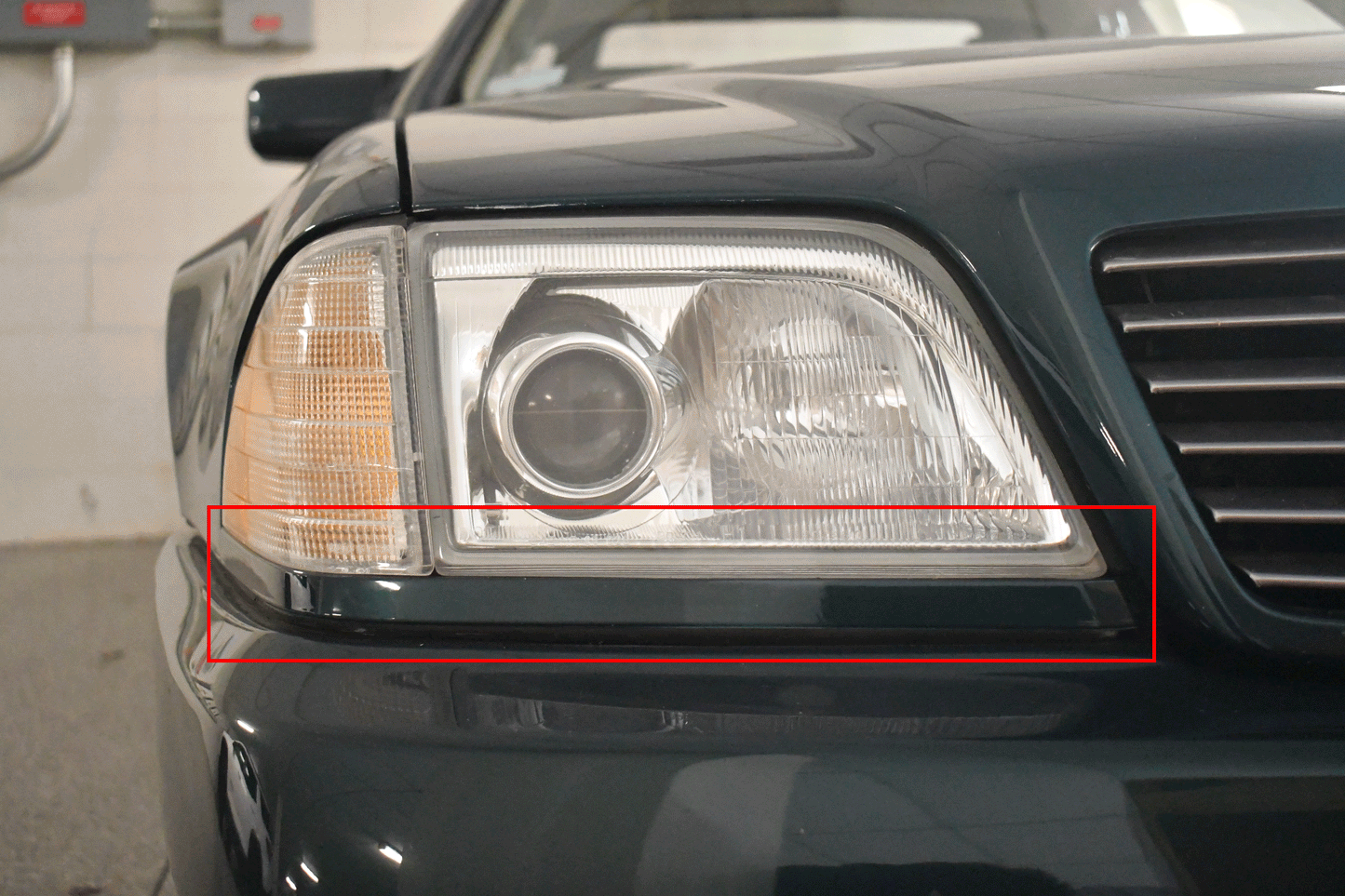 Classic Trim Parts - Headlight Lower Trim Pannel Genuine Mercedes - Mercedes-Benz