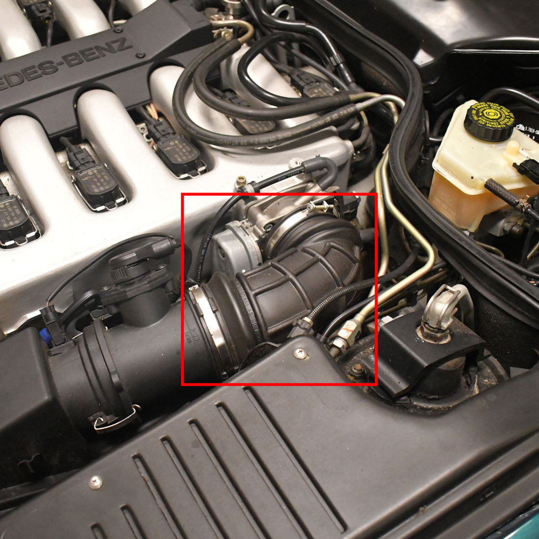 M120 V12 Engine Air Intake Manifold Housing Hose Genuine Mercedes ...