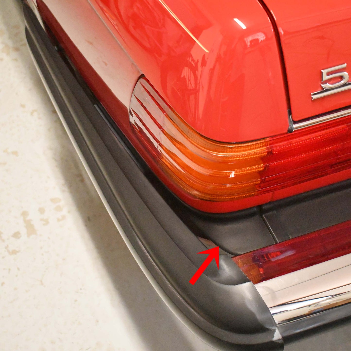 Classic Trim Parts - Inner Bumper Rubber Trim (Rear Left) Genuine Mercedes - Mercedes-Benz