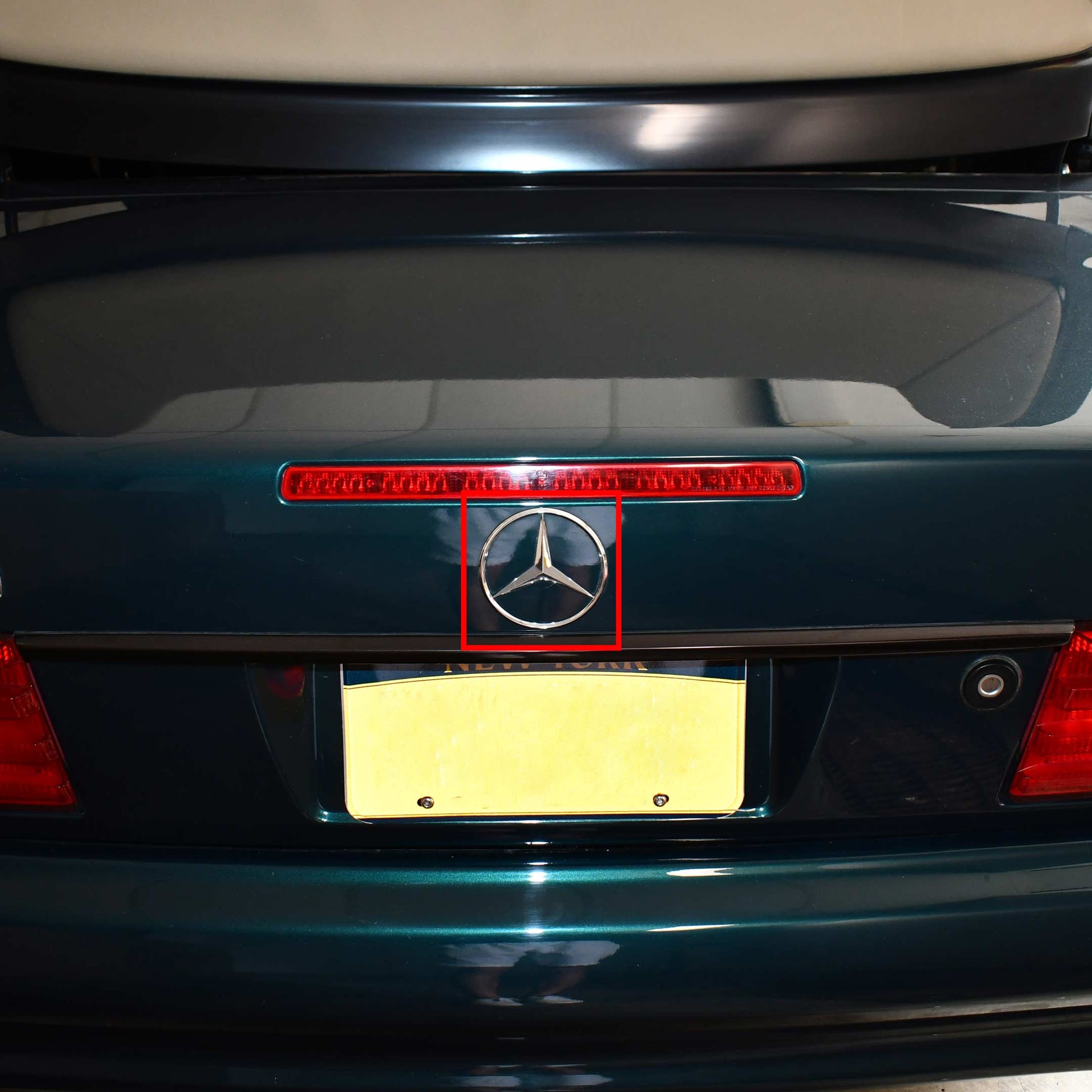 Classic Trim Parts - Trunk Lid Star Emblem Genuine Mercedes - R129 and A124 Models - Mercedes-Benz