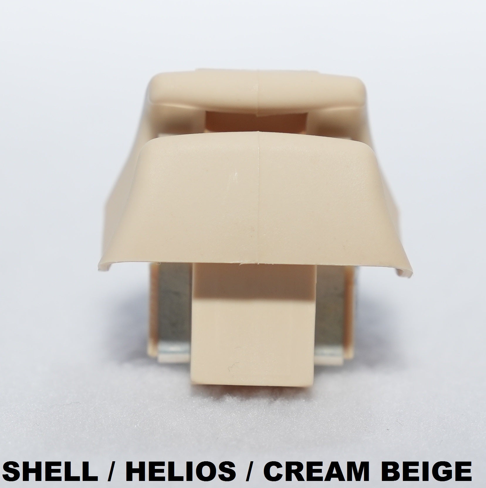 Sun Visor Mounting Clip - Mercedes R129 SL Models - Shell Helios Cream Beige - Classic Trim Parts