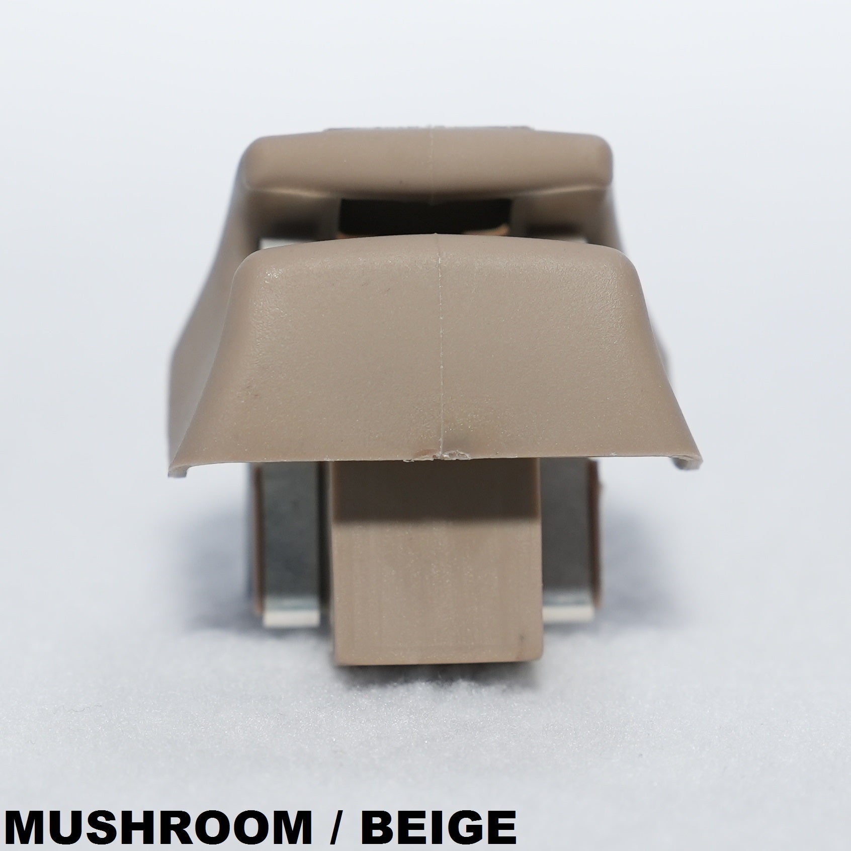 Sun Visor Mounting Clip - Mercedes R129 SL Models - Mushroom Beige - Classic Trim Parts