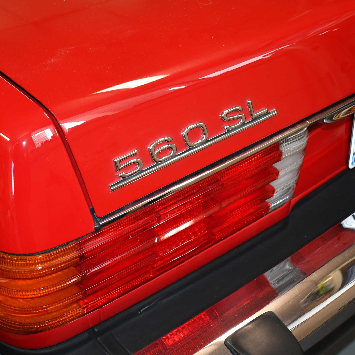 Classic Trim Parts - 560SL Rear Model Designation Badge Genuine Mercedes - R107 Models - Mercedes-Benz